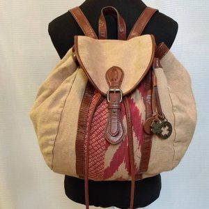 Lucky Brand | Bags | Lucky Brand Cottonlinen Backpack  display picture 1